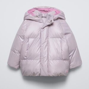 NWT Zara Water Resistant Puffer Jacket